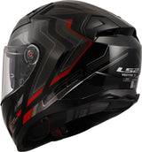 Casque intégral LS2 ff811 vector ii casque alizer ff811 vect. ii alizer m noir rouge
