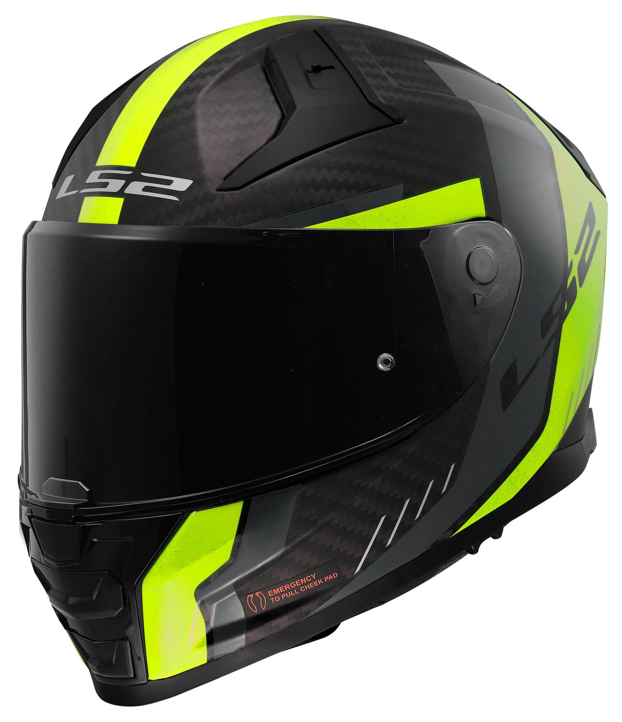 Casque intégral LS2 ff811 vector ii grille carbone. casque ff811 vector ii carb.grid xxl bl. crier.