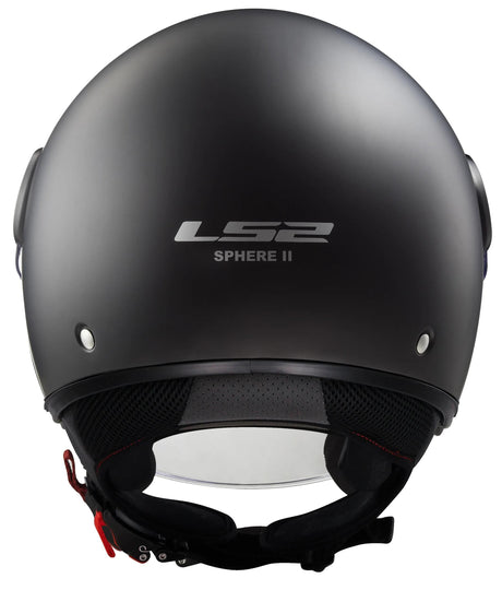 Casque jet Ls2 of558 sphère ii solide casque de 558 sphère i solide noir mat gr. je