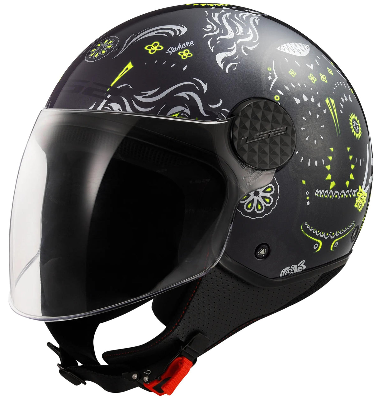 Casque jet Ls2 de 558 sphère lux ii casque maxca de 558 sph. lux ii maxca m noir jaune