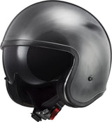 Casque jet Ls2 de jeans Spitfire 599 II. casque of599 spitfire ii jeans titane taille s