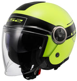 Ls2 of620 casque jet classique chic casque de620 classe chic. m noir jaune