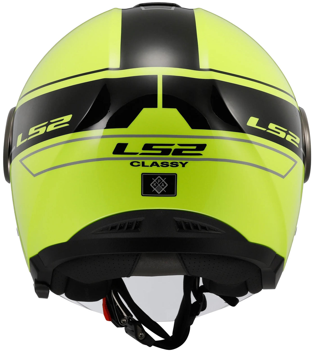 Ls2 of620 casque jet classique chic casque de620 classe chic. m noir jaune