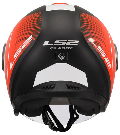 Ls2 of620 classy disko casque jet casque of620 classy disko s bl rouge blanc