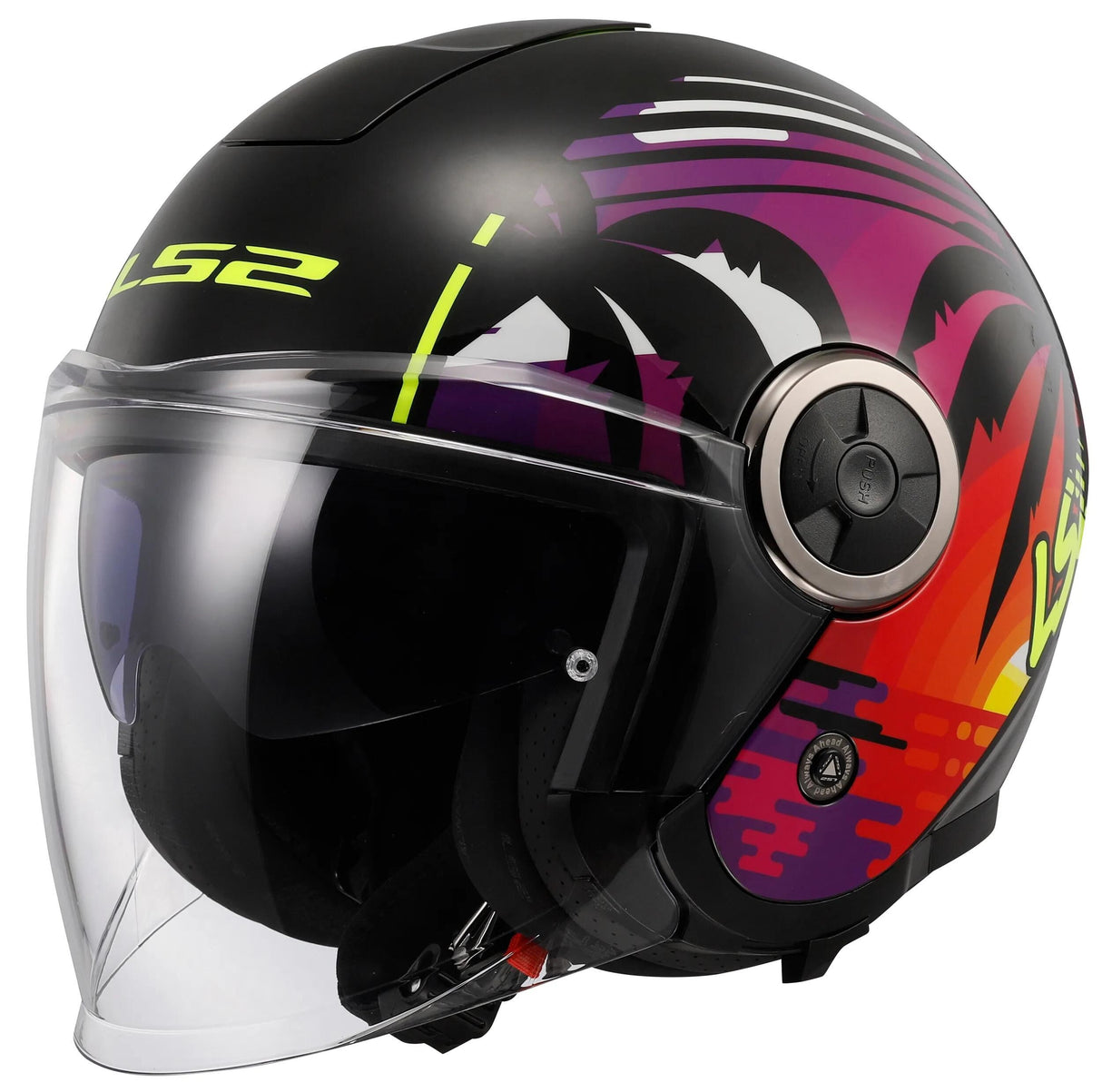 Casque jet Ls2 of620 classy palm casque of620 classy palm s noir