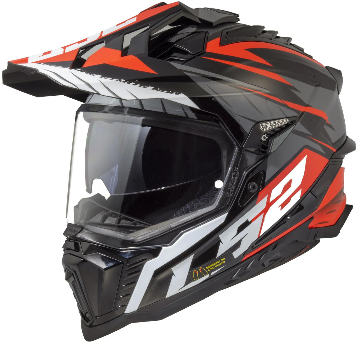 Casque enduro LS2 mx701 explorer spire casque mx701 explorer spire sw gr rt gr. xl