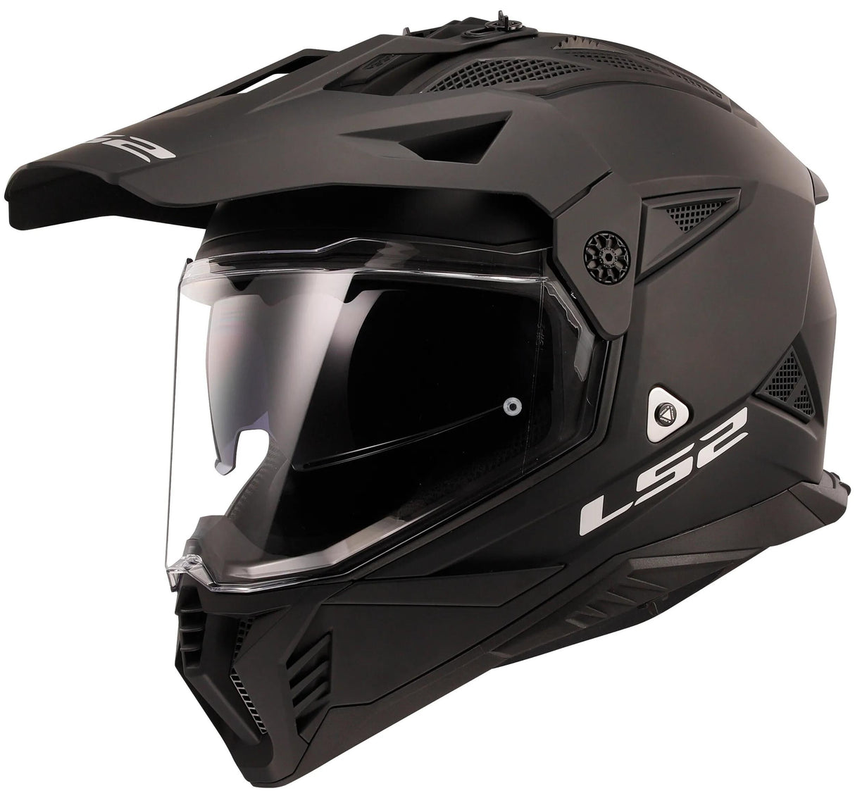 Casque enduro LS2 MX702 Pioneer II casque solide mx702 pion. ii solid m noir mat