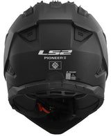 Casque enduro LS2 MX702 Pioneer II casque solide mx702 pion. ii solid m noir mat