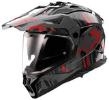 Casque enduro LS2 MX702 Pioneer II Crazy. casque mx702 pawn.ii crazy s bl. éd