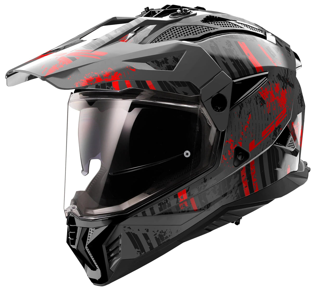Casque enduro LS2 MX702 Pioneer II Crazy. casque mx702 pawn.ii crazy xl bl. éd