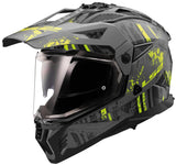 Casque enduro LS2 MX702 Pioneer II Crazy. casque mx702 pawn.ii crazy xs bl. crier. Mat