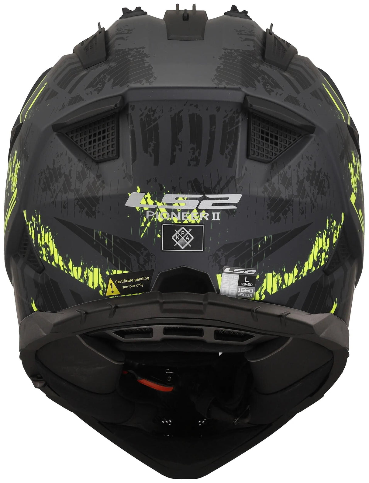 Casque enduro LS2 MX702 Pioneer II Crazy. casque mx702 pawn.ii crazy xxl bl. crier. Mat