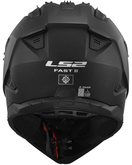 Casque de motocross LS2 MX708 Fast II Solid. casque mx708 fast ii solid mat noir gr. XXL