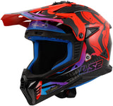 Ls2 casque de motocross mx708 fast ii wash casque mx708 fast ii wash rouge gr. XXL