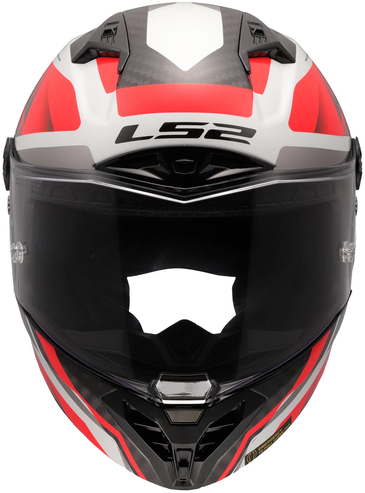 Casque intégral Ls2 ff805 Thunder Carbon GP Diamond Casque FF805 Thunder GP Diamond blanc rouge gr.