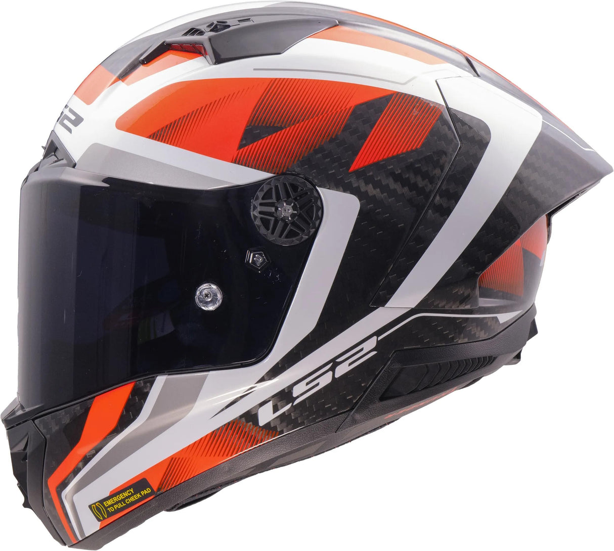 Ls2 casque intégral ff805 tonnerre carbone gp diamant casque ff805 tonnerre gp losange blanc rouge taille