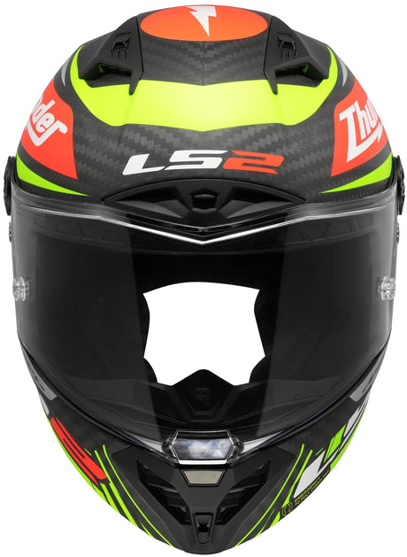 Casque intégral LS2 FF805 Thunder Carbon GP Aero réplique noir. casque ff805 Thunder GP Aero Réplique SW. gr. s