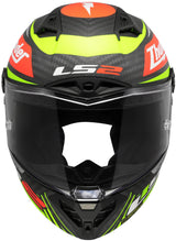 Casque intégral LS2 FF805 Thunder Carbon GP Aero réplique noir. casque ff805 Thunder gp aero rep.noir m
