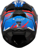 Casque intégral LS2 FF811 Vector II Carbon Tantic. casque ff811 vector ii tantic s bleu rouge