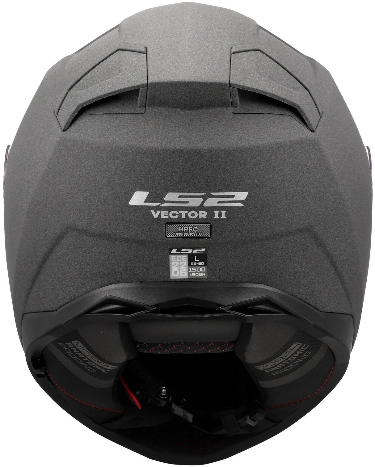 Casque intégral Ls2 ff811 vector ii béton . casque ff811 vector ii béton mat l