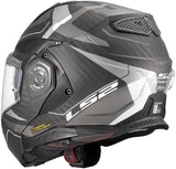 Casque modulable Ls2 ff901 advant x carbon horizon. casque ff901 advant x carb.hor.3xl bl sil-gr