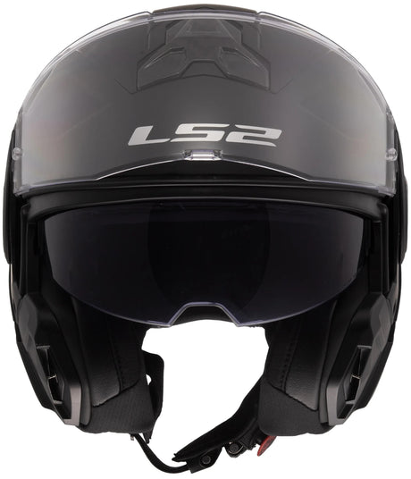 Casque modulable Ls2 ff910 advant ii solid . casque ff910 advant ii solid 3xl noir mat