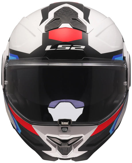 Casque modulable Ls2 ff910 advant ii triple. casque ff910 advant ii triple m wh bleu rouge