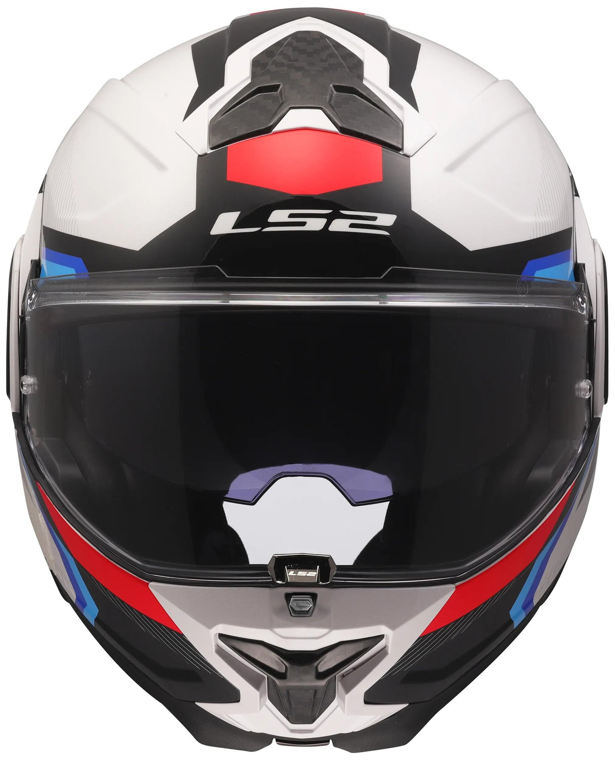 Casque modulable Ls2 ff910 advant ii triple. casque ff910 advant ii triple l wh bleu rouge