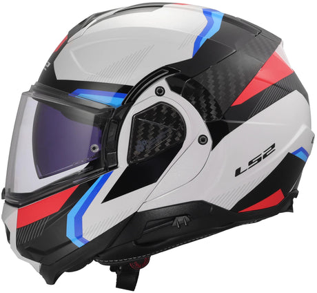 Ls2 casque modulable ff910 advant ii triple casque ff910 advant ii triple xl wh bleu rouge