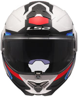 Ls2 casque modulable ff910 advant ii triple casque ff910 advant ii triple xl wh bleu rouge