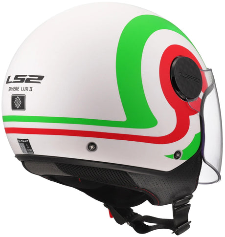 Ls2 de 558 sphère lux ii casque jet urby casque de 558 sph. lux ii urby wh vert rouge m