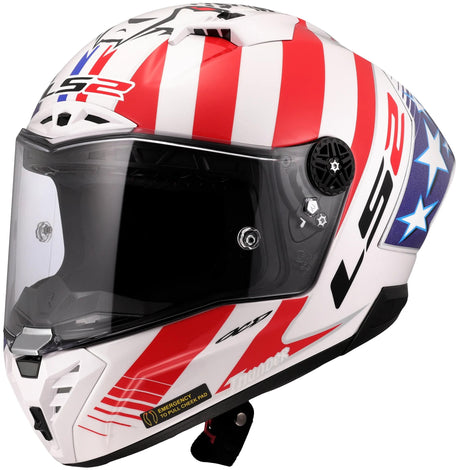 Casque intégral LS2 FF805 Thunder Carbon GP Aero Réplique Baz. casque ff805 Thunder GP Aero réplique baz gr. m