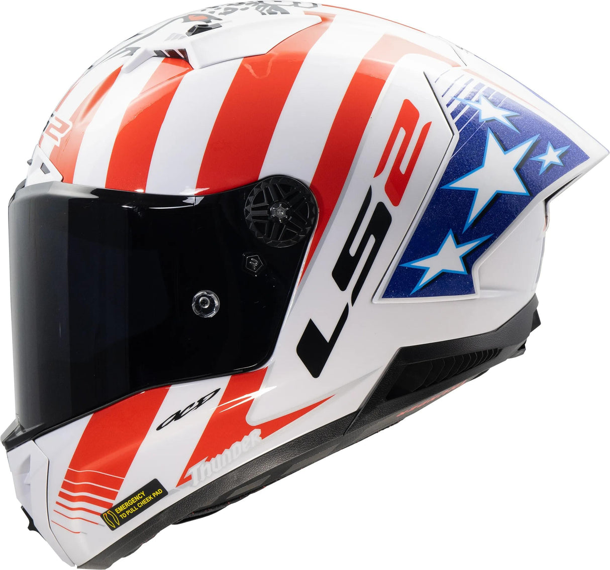 Casque intégral LS2 FF805 Thunder Carbon GP Aero Réplique Baz. casque ff805 Thunder gp aero réplique taille baz