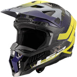 Casque de motocross Ls2 mx703 x-force casque galuo x-force galuo gris jaune fluo gr. XXL
