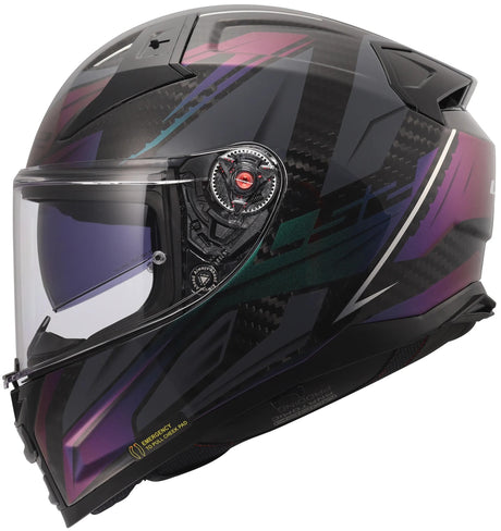 Casque intégral LS2 FF811 Vector II Carbon Savage. casque ff811 vecteur i c caméléon sauvage l