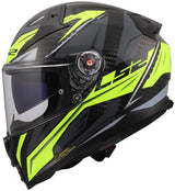 Casque intégral LS2 FF811 Vector II Carbon Savage. casque ff811 vector i c savage h-v jaune xl