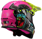 Casque de motocross enfant Ls2 mx437 fast evo ii mini gorilla
