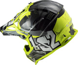 Casque de motocross enfant Ls2 mx437 fast evo ii mini crusher