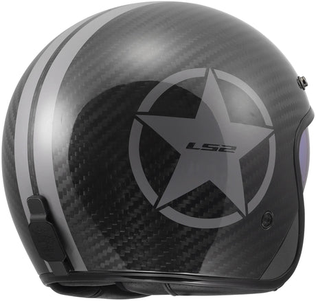 Ls2 jethelm of601 bob ii carbon star helmet of601 bob ii carbon star gray gr. xl