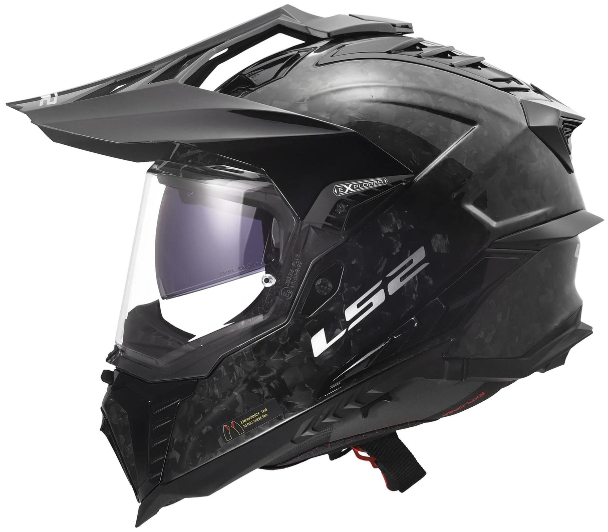 Casque enduro Ls2 mx701 explorer carbone forgé casque mx701 explorer carbone forgé gr. m