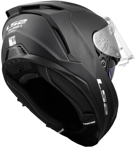 Casque Ls2 ff817 challenge ii solide noir mat xl