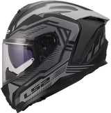 Ls2 integralhelm ff817 challenger ii dravix helmet ff817 challeng ii dravix matt gray xl