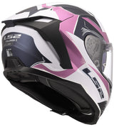Casque Ls2 ff817 challenge ii flaman lavande gr. je