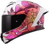 Casques Ls2 ff820 rapid i coquelicots ii blanc rose m