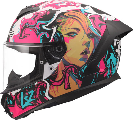 Casque intégral LS2 ff820 rapid iii casques cyberg ff820 rapid i cyberg violet cyan gr. s