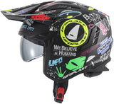 Casque jet Ufo plast sheratan casque sheratan xs graphique mat