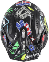 Casque jet Ufo plast sheratan casque sheratan xs graphique mat