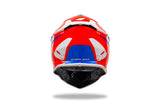 Casque motocross Ufo plast casque intrepid interpid m bleu rouge
