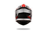 Casque cross Ufo plast casque intrepid interpid s gris