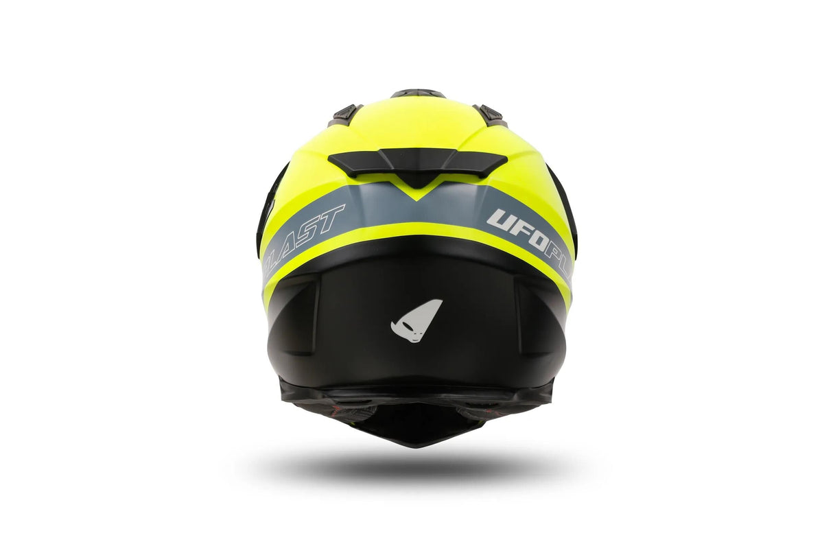 Casque enduro Ufo plast casque aries aries s jaune noir